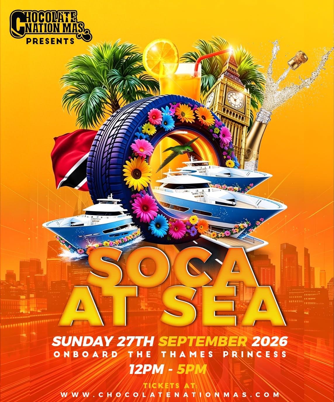 Chocolate Nation Mas Presents: Soca At Sea