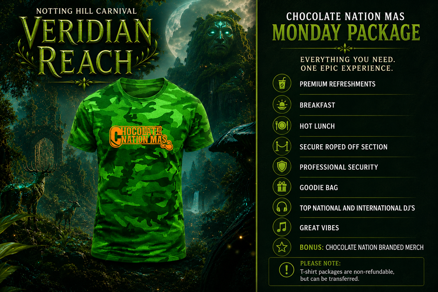 Veridian Reach - Chocolate Nation Monday T-shirt