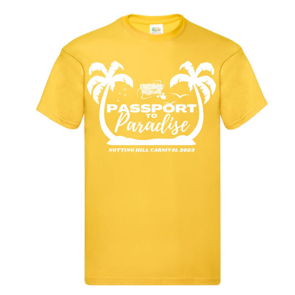 Passport to Paradise - Chocolate Nation Monday T-shirt